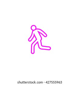 man, running, icon