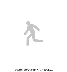 man, running, icon