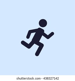 man running icon