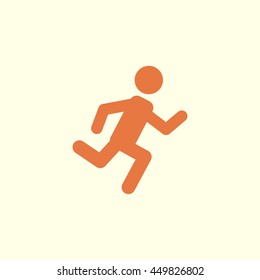 man running icon