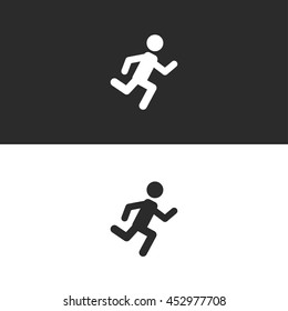 man running icon