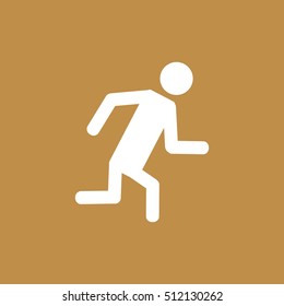 man running icon
