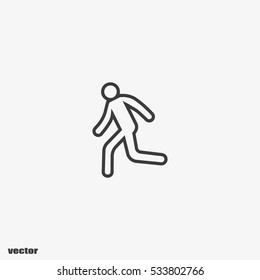 man running icon