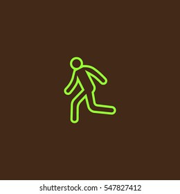man, running, icon