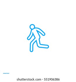 man, running, icon