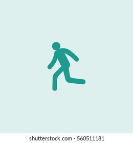 man, running, icon