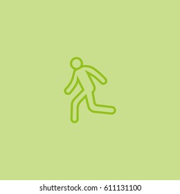 man, running, icon