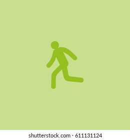 man, running, icon
