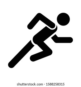 man running icon.run icon.running man.