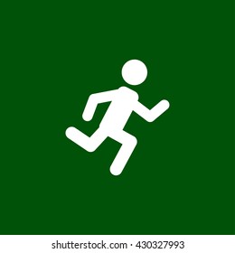 man running icon. man running vector illustration