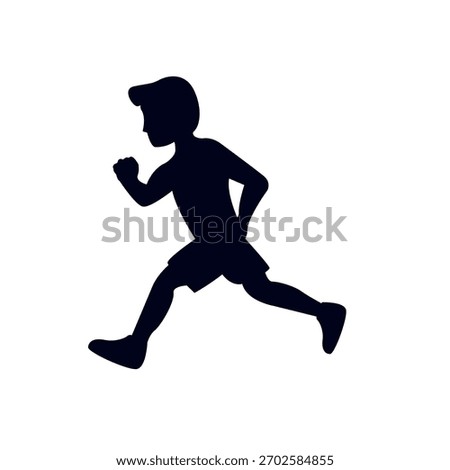 man running run runner men male person sports exercise emoji symbol sign icon vector illustration isolated flat run club