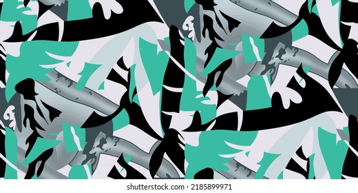 Man Satin Design.Viscose Fabrics Design.Vector illustration bright design. Abstract seamless geometric pattern on vibrant background.