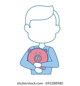 Man with savings