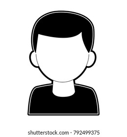 Man seated cartoon