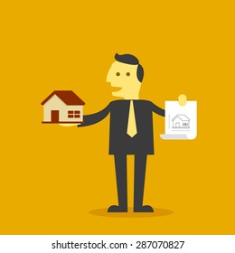 Man selling home