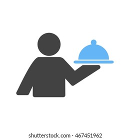 Man Serving Food