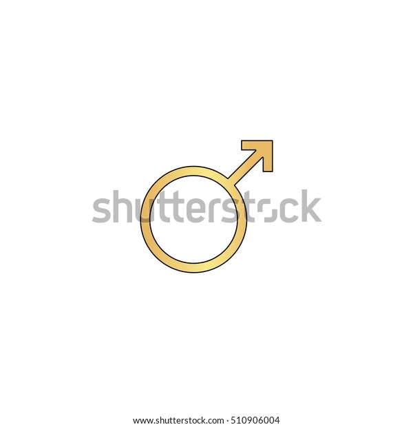 Man Sex Gold Vector Icon Black Stock Vector Royalty Free 510906004 Shutterstock 