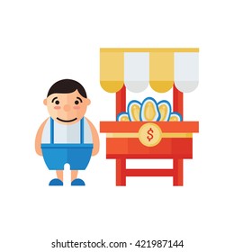 man and shellfish market 