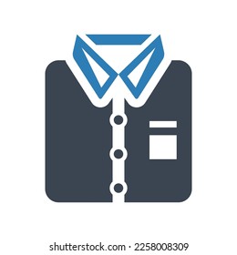 Man shirt icon (vector graphics)