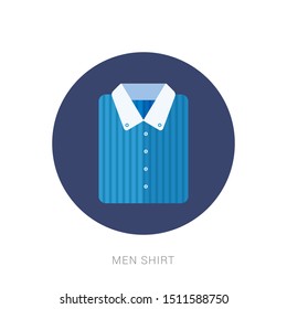 Man Shirt Icon Vector. Simple flat symbol. 