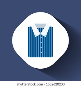 Man Shirt Icon Vector. Simple flat symbol.