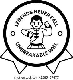 A man in a shirt and pants in the style of sign illustrations
