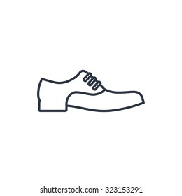 Man Shoe Icon Stock Vector (Royalty Free) 323153291 | Shutterstock