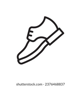 Man shoe icon. Classic shoes for men sign. Men shoe symbol vector pictogram. UX UI icon