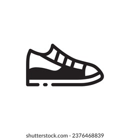 Man shoe icon. Classic shoes for men sign. Men shoe symbol vector pictogram. UX UI icon