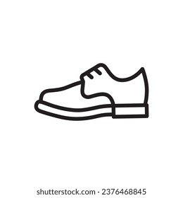 Man shoe icon. Classic shoes for men sign. Men shoe symbol vector pictogram. UX UI icon