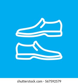 man shoe icon illustration isolated vector sign symbol