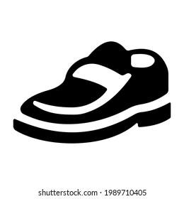 Man shoe icon isolated vector illustration. High quality black style vector icon
