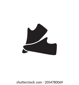 Man shoes factory company vector logo design