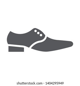 Man shoes glyph icon, clothes and footwear, formal shoes sign, vector graphics, a solid pattern on a white background, eps 10.