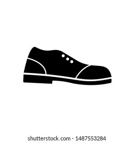 Man Shoes Icon - Sign & Symbol Logo Vector.