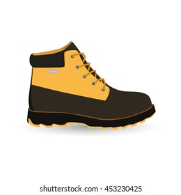 Man shoes. Vector