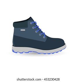 Man shoes. Vector
