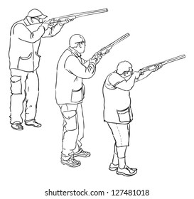 A man shooting