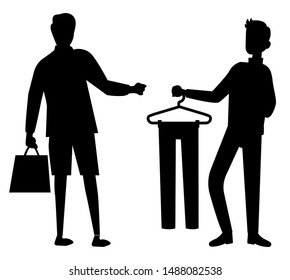 店員 シルエット のイラスト素材 画像 ベクター画像 Shutterstock