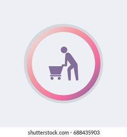 man shopping icon