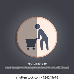 man shopping icon