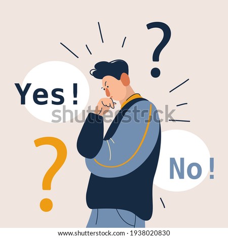 Similar – Image, Stock Photo not no, not maybe