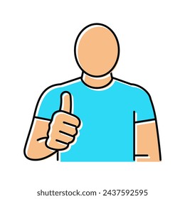 Man zeigt den Klassenfarben-Symbolvektor. Man zeigt das Klassenzeichen. Isolierte Symboldarstellung