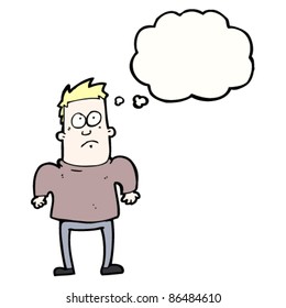 man shrugging cartoon