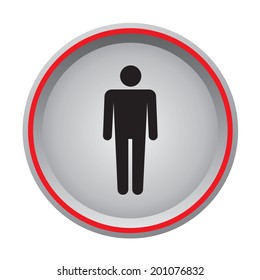 man sign icon 
