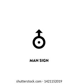 man sign icon vector. man sign sign on white background. man sign icon for web and app