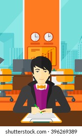 Man signing contract.