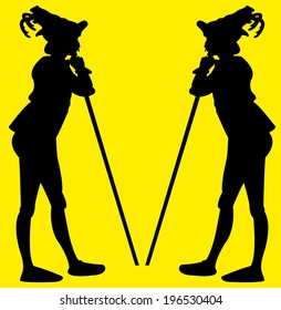Man silhouette