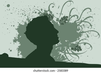 man silhouette