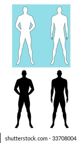 Man silhouette